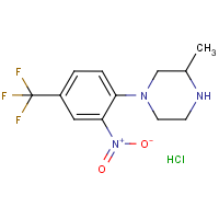CAS:299426-31-6 | PC7456 | 3-Methyl-1-[2-nitro-4-(trifluoromethyl)phenyl]piperazine hydrochloride