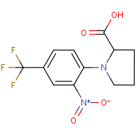 CAS:1008859-90-2 | PC7457 | 1-[2-Nitro-4-(trifluoromethyl)phenyl]pyrrolidine-2-carboxylic acid