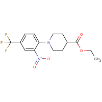 CAS:610259-53-5 | PC7461 | Ethyl 1-[2-nitro-4-(trifluoromethyl)phenyl]piperidine-4-carboxylate