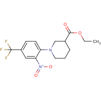 CAS: 610259-54-6 | PC7462 | Ethyl 1-[2-nitro-4-(trifluoromethyl)phenyl]piperidine-3-carboxylate