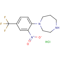 CAS:1185299-12-0 | PC7464 | 1-[2-Nitro-4-(trifluoromethyl)phenyl]homopiperazine hydrochloride