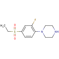 CAS:845617-58-5 | PC7466 | 1-[4-(Ethylsulphonyl)-2-fluorophenyl]piperazine