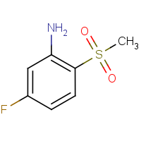 CAS:1000339-65-0 | PC7473 | 5-Fluoro-2-(methylsulphonyl)aniline