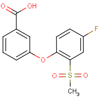 CAS:1000339-71-8 | PC7484 | 3-[4-Fluoro-2-(methylsulphonyl)phenoxy]benzoic acid