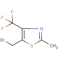 CAS: 1000339-73-0 | PC7493 | 5-(Bromomethyl)-2-methyl-4-(trifluoromethyl)-1,3-thiazole