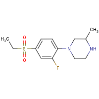 CAS:1000339-75-2 | PC7497 | 1-[4-(Ethylsulphonyl)-2-fluorophenyl]-3-methylpiperazine