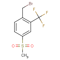 CAS:934557-65-0 | PC7521 | 4-(Methylsulphonyl)-2-(trifluoromethyl)benzyl bromide
