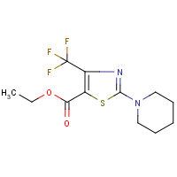 CAS:1000339-76-3 | PC7552 | Ethyl 2-(piperidin-1-yl)-4-(trifluoromethyl)-1,3-thiazole-5-carboxylate