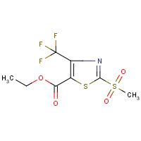 CAS: 1000339-78-5 | PC7557 | Ethyl 2-(methylsulphonyl)-4-(trifluoromethyl)-1,3-thiazole-5-carboxylate