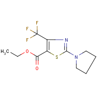 CAS: 1000339-79-6 | PC7558 | Ethyl 2-(pyrrolidin-1-yl)-4-(trifluoromethyl)-1,3-thiazole-5-carboxylate