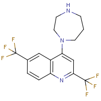 CAS: 886761-89-3 | PC7616 | 1-[2,6-Bis(trifluoromethyl)quinol-4-yl]homopiperazine