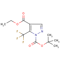 CAS: 1006492-02-9 | PC7623 | 4-(Ethoxycarbonyl)-5-(trifluoromethyl)-1H-pyrazole, N-BOC protected