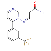 CAS: 115930-92-2 | PC7754 | 7-[3-(Trifluoromethyl)phenyl]pyrazolo[1,5-a]pyrimidine-3-carboxamide