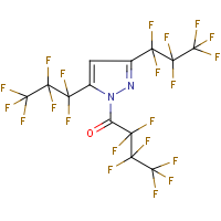 CAS: 243863-38-9 | PC7854 | 3,5-Bis(heptafluoropropyl)-1-(heptafluorobutyryl)pyrazole