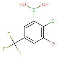 CAS:957120-85-3 | PC7968 | 3-Bromo-2-chloro-5-(trifluoromethyl)benzeneboronic acid