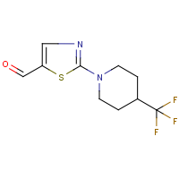 CAS:1000339-88-7 | PC7997 | 2-[4-(Trifluoromethyl)piperidin-1-yl]-1,3-thiazole-5-carboxaldehyde