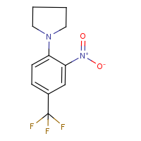 CAS:40832-82-4 | PC8002 | N-[2-Nitro-4-(trifluoromethyl)phenyl]pyrrolidine