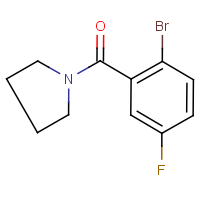 CAS: 951884-12-1 | PC8036 | 1-(2-Bromo-5-fluorobenzoyl)pyrrolidine