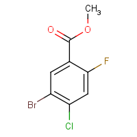 CAS:951884-02-9 | PC8038 | Methyl 5-bromo-4-chloro-2-fluorobenzoate