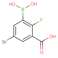 CAS:957120-63-7 | PC8044 | 5-Bromo-3-carboxy-2-fluorobenzeneboronic acid