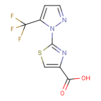 CAS:1209904-67-5 | PC8059 | 2-[5-(Trifluoromethyl)-1H-pyrazol-1-yl]-1,3-thiazole-4-carboxylic acid