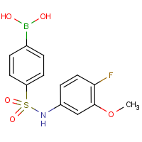 CAS:957120-99-9 | PC8084 | 4-[N-(4-Fluoro-3-methoxyphenyl)sulphamoyl]benzeneboronic acid