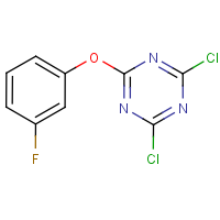 CAS: 112748-45-5 | PC8098 | 2,4-Dichloro-6-(3-fluorophenoxy)-1,3,5-triazine