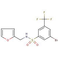 CAS:951884-84-7 | PC8105 | 3-Bromo-5-[N-(fur-2-ylmethyl)sulphamoyl]benzotrifluoride