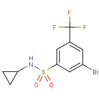 CAS:951884-61-0 | PC8108 | 3-Bromo-5-(N-cyclopropylsulphamoyl)benzotrifluoride