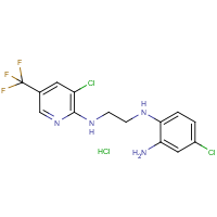 CAS: 321385-54-0 | PC8134 | 1-(2-Amino-4-chlorophenylamino)-2-[3-chloro-5-(trifluoromethyl)pyridin-2-ylamino]ethane hydrochloride