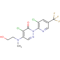 CAS:338399-91-0 | PC8136 | 4-Chloro-2-[3-chloro-5-(trifluoromethyl)pyridin-2-yl]-5-[(2-hydroxyethyl)methylamino]-3(2H)-pyridazinone