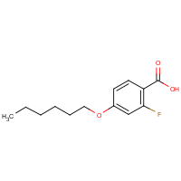 CAS: 128895-75-0 | PC8200 | 2-Fluoro-4-hexyloxybenzoic acid
