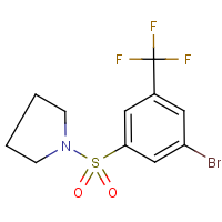 CAS: 951884-59-6 | PC8279 | 3-Bromo-5-(pyrrolidin-1-ylsulphonyl)benzotrifluoride