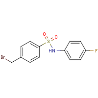 CAS: 260969-08-2 | PC8281 | 4-(Bromomethyl)-N-(4-fluorophenyl)benzenesulphonamide