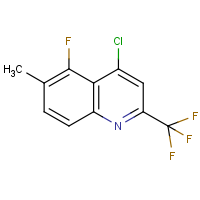CAS:537033-67-3 | PC8286 | 4-Chloro-5-fluoro-6-methyl-2-(trifluoromethyl)quinoline