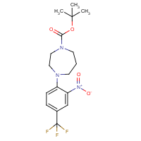 CAS:306934-72-5 | PC8327 | 4-[2-Nitro-4-(trifluoromethyl)phenyl]homopiperazine, N1-BOC protected