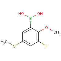 CAS: 957065-83-7 | PC8339 | 3-Fluoro-2-methoxy-5-(methylthio)benzeneboronic acid