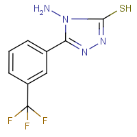 CAS:537050-10-5 | PC8380 | 4-Amino-3-mercapto-5-[3-(trifluoromethyl)phenyl]-4H-1,2,4-triazole