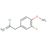 CAS: 951888-08-7 | PC8392 | 4-(2-Chloroallyl)-2-fluoroanisole