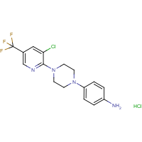 CAS: 321848-37-7 | PC8422 | 4-{4-[3-Chloro-5-(trifluoromethyl)pyridin-2-yl]piperazin-1-yl}aniline hydrochloride