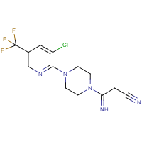 CAS:339103-92-3 | PC8425 | 3-{4-[3-Chloro-5-(trifluoromethyl)pyridin-2-yl]piperazin-1-yl}-3-iminopropionitrile
