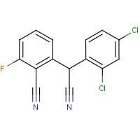 CAS:338965-45-0 | PC8438 | 2-[Cyano(2,4-dichlorophenyl)methyl]-6-fluorobenzonitrile