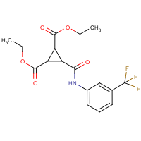 CAS:318237-96-6 | PC8454 | Diethyl 3-{[3-(trifluoromethyl)phenyl]carbamoyl}-1,2-cyclopropanedicarboxylate