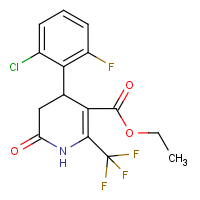 CAS: 338959-99-2 | PC8470 | Ethyl 4-(2-chloro-6-fluorophenyl)-1,2,3,4-tetrahydro-6-(tfm)pyrid-2-one-5-carboxylate