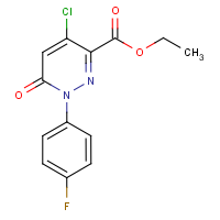 CAS:339031-90-2 | PC8471 | Ethyl 5-chloro-2,3-dihydro-2-(4-fluorophenyl)pyridazin-3-one-6-carboxylate