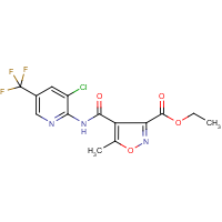 CAS: 338397-35-6 | PC8477 | Ethyl 4-({[3-chloro-5-(trifluoromethyl)pyridin-2-yl]amino}carbonyl)-5-methylisoxazole-3-carboxylate