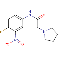 CAS:952182-62-6 | PC8485 | N-(4-Fluoro-3-nitrophenyl)-2-(pyrrolidin-1-yl)acetamide