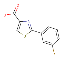CAS:886369-06-8 | PC8490 | 2-(3-Fluorophenyl)-1,3-thiazole-4-carboxylic acid