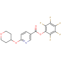 CAS: 910036-96-3 | PC8512 | Pentafluorophenyl 6-(tetrahydropyran-4-yloxy)nicotinate