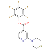 CAS: 934570-42-0 | PC8532 | Pentafluorophenyl 2-thiomorpholin-4-ylisonicotinate
